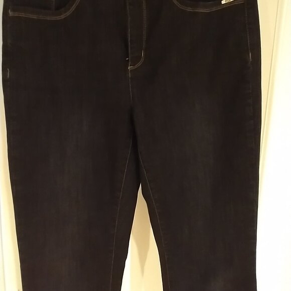 French Dressing Olivia Jean, Dark Wash, Slim Leg Size 10 - Picture 7 of 7